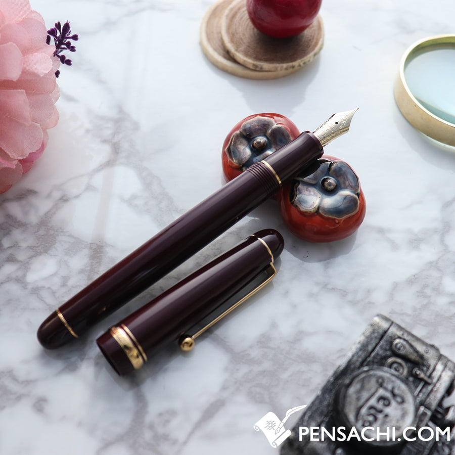 PILOT Custom 74 Fountain Pen - Deep Red - PenSachi Japanese Limited Fountain Pen