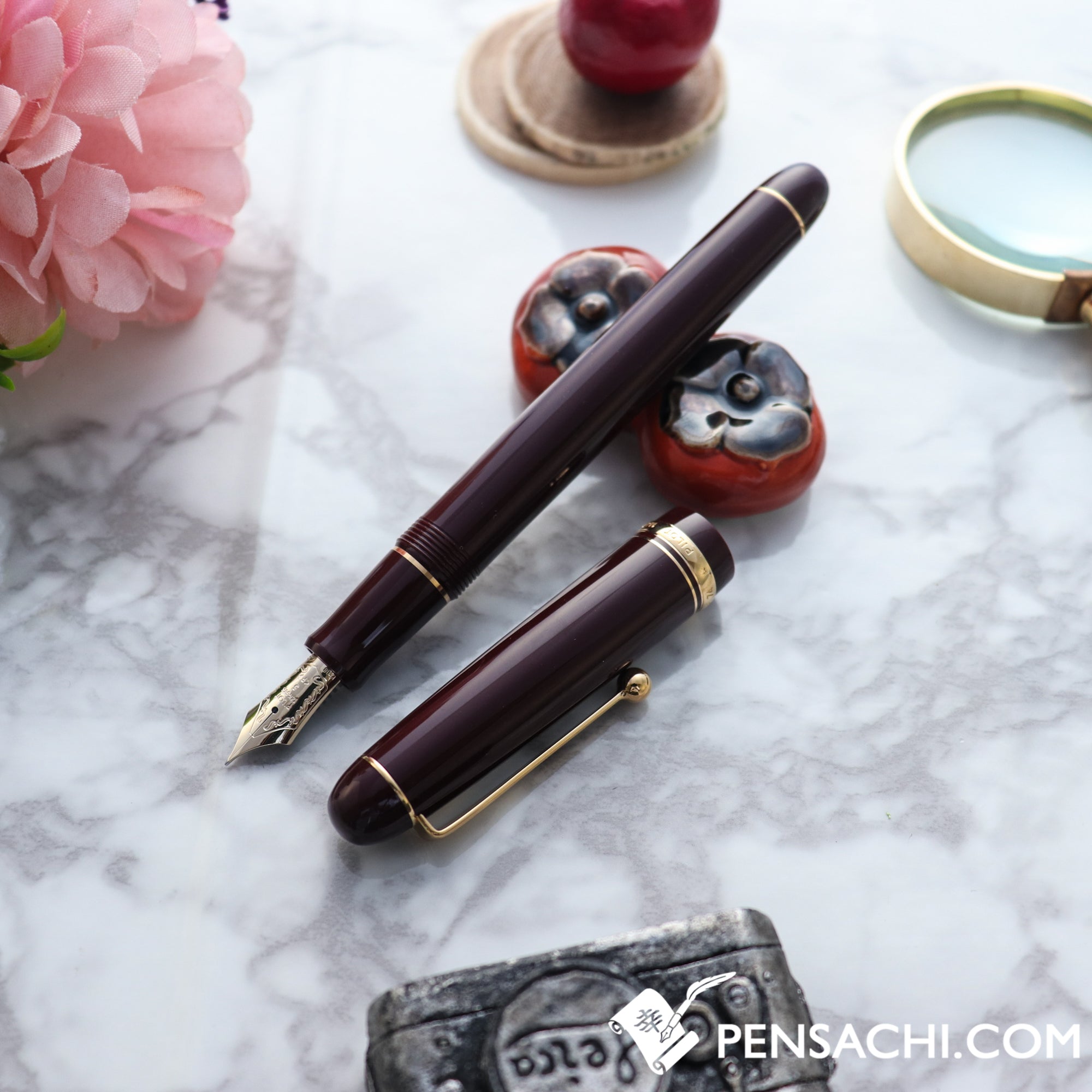 PILOT Custom 74 Fountain Pen - Deep Red– PenSachi