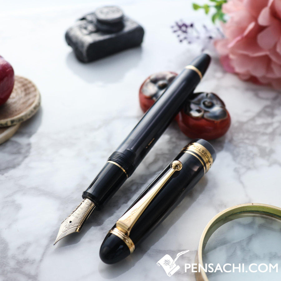 PILOT Custom 823 Fountain Pen - Smoke Black Demonstrator - PenSachi Japanese Limited Fountain Pen