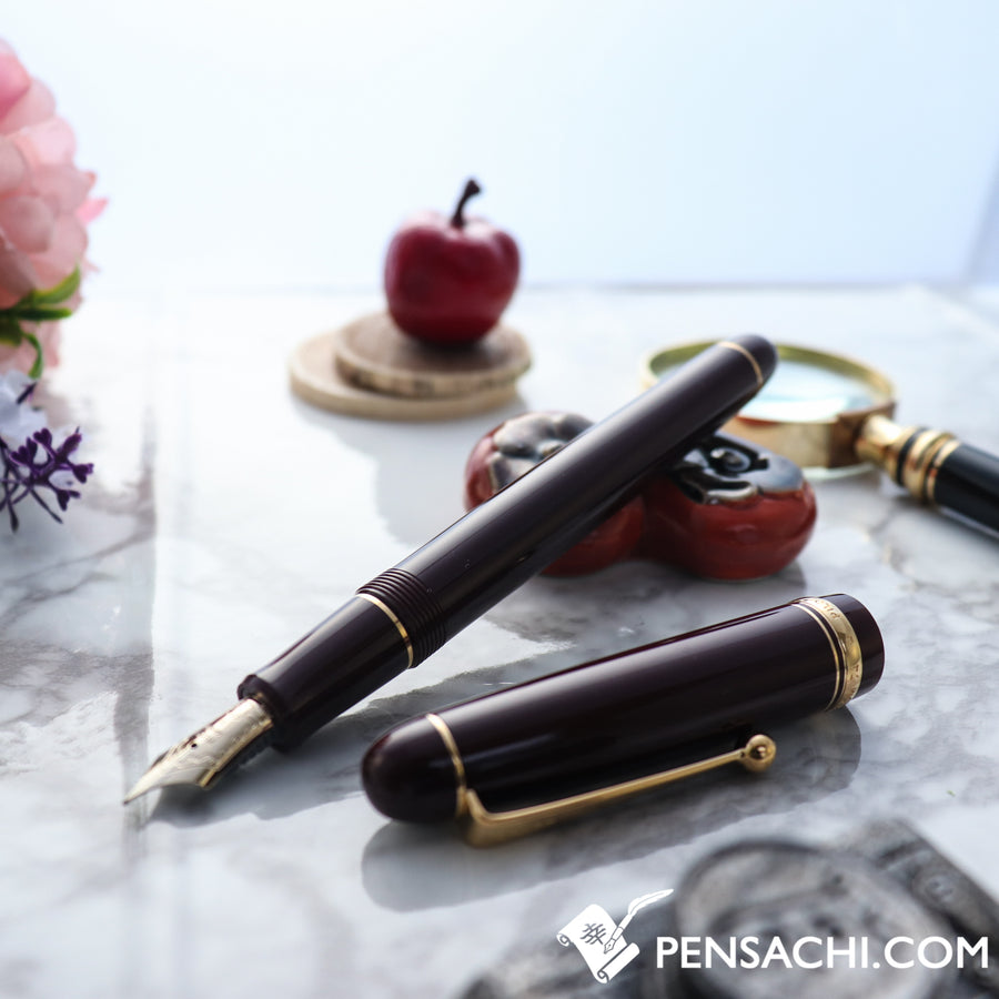 PILOT Custom 74 Fountain Pen - Deep Red - PenSachi Japanese Limited Fountain Pen