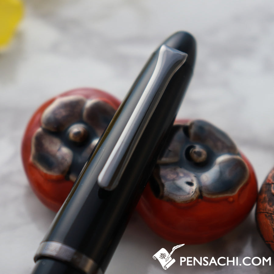 SAILOR 1911 Profit Junior Kurogane Fountain Pen - Black in Black - PenSachi Japanese Limited Fountain Pen