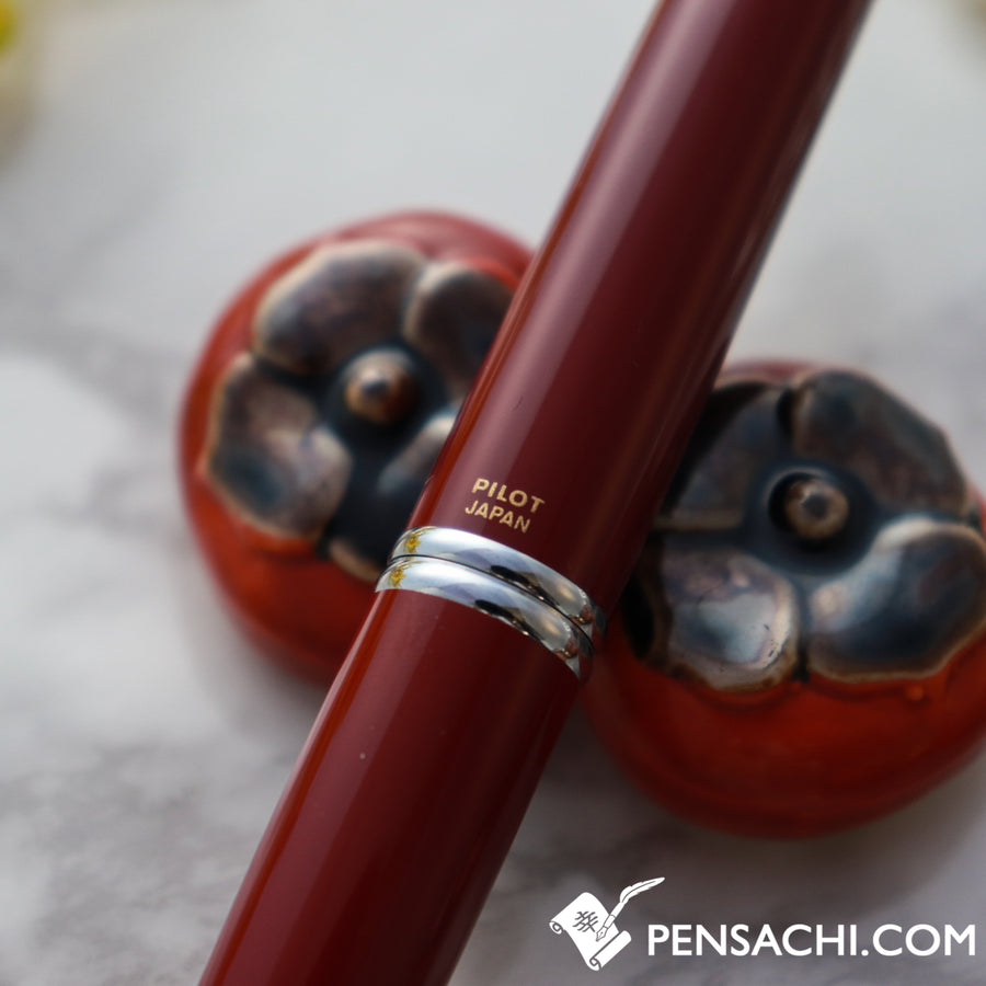 PILOT Vanishing Point Capless Special Alloy Fountain Pen - Deep Red - PenSachi Japanese Limited Fountain Pen