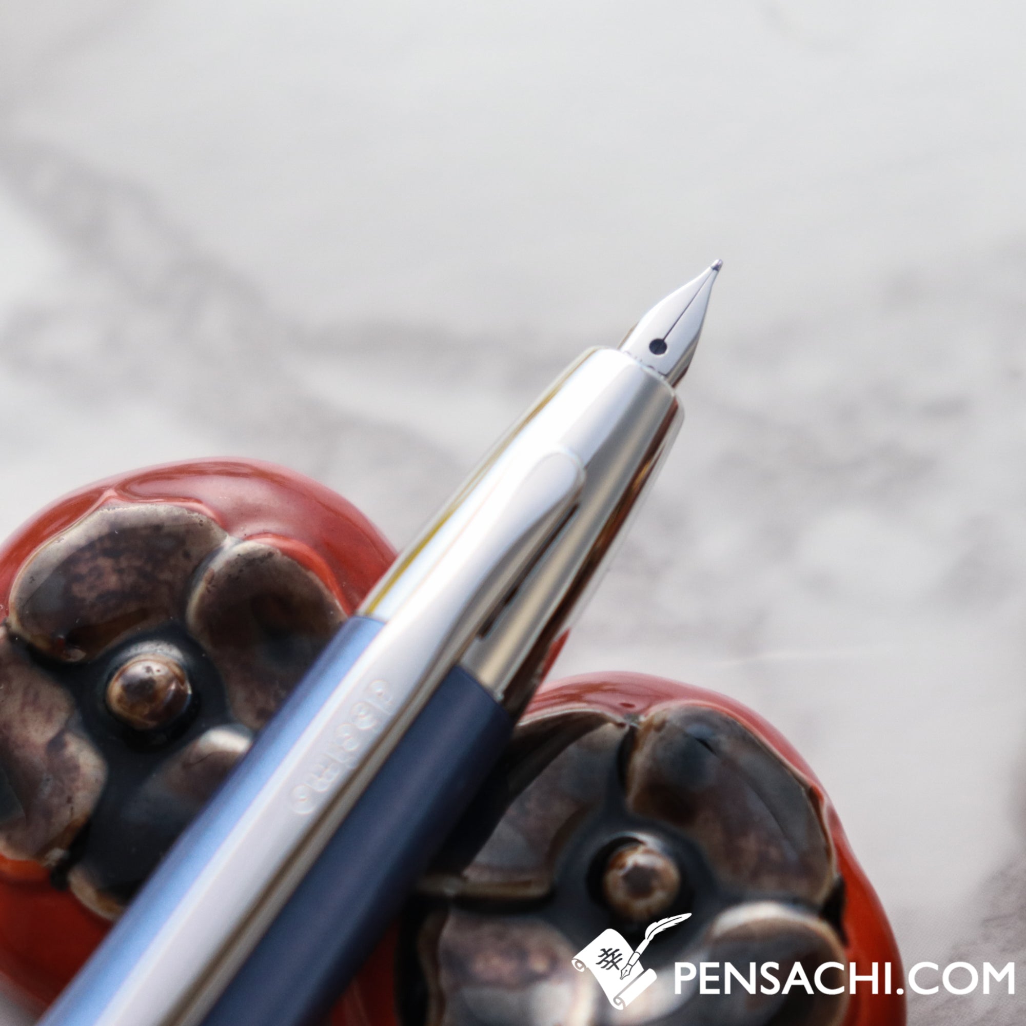 PILOT Vanishing Point Capless Decimo Fountain Pen - Light Blue