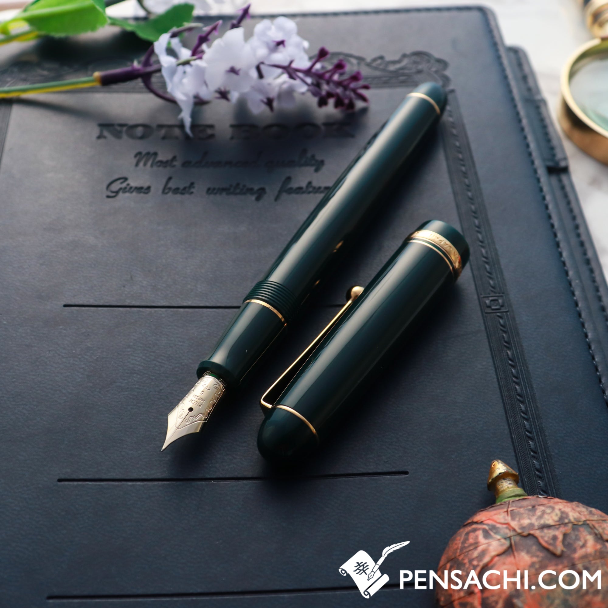 PILOT CUSTOM74 ダークグリーン PILOT Custom 74 Fountain Pen - Dark Green– PenSachi