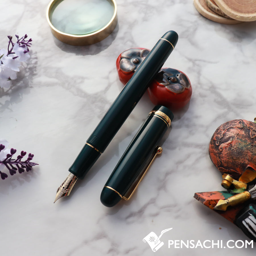 PILOT Custom 74 Fountain Pen - Dark Green - PenSachi Japanese Limited Fountain Pen