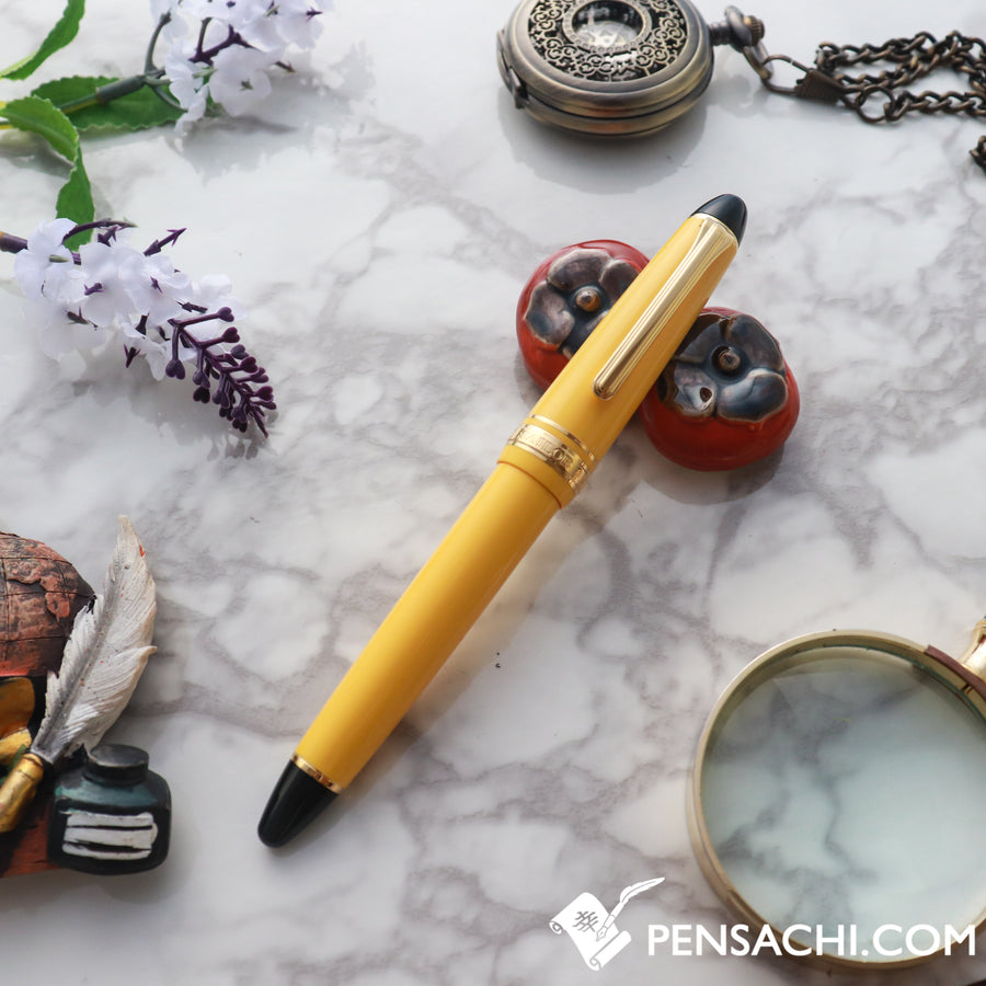 SAILOR 1911 Standard (Mid size) Profit Color Fountain Pen - Yellow - PenSachi Japanese Limited Fountain Pen