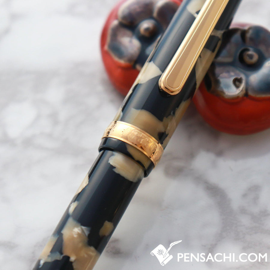 PLATINUM #3776 Century Celluloid Fountain Pen - Ishigaki Calico - PenSachi Japanese Limited Fountain Pen