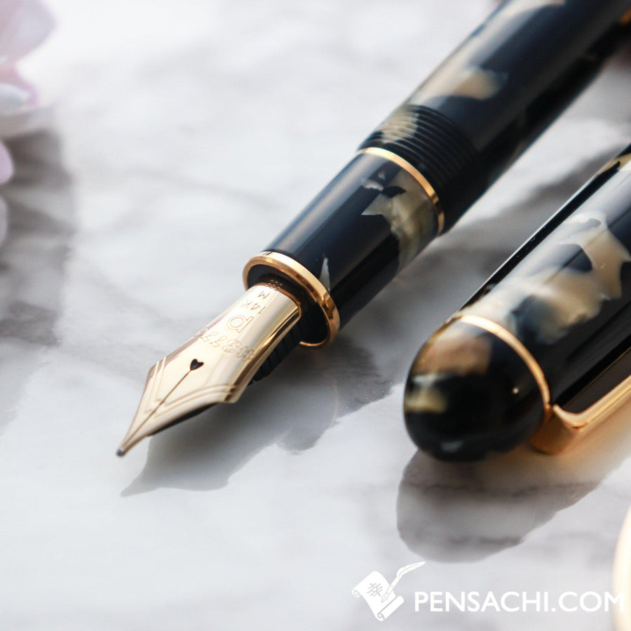 PLATINUM #3776 Century Celluloid Fountain Pen - Ishigaki Calico - PenSachi Japanese Limited Fountain Pen