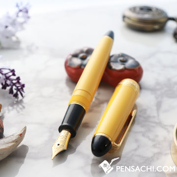 SAILOR 1911 Standard (Mid size) Profit Color Fountain Pen - Yellow - PenSachi Japanese Limited Fountain Pen