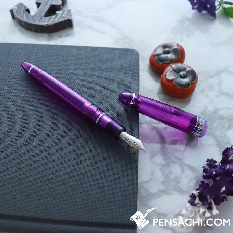 SAILOR Limited Edition 1911 Standard (Mid size) Demonstrator Fountain Pen - Wisteria Purple - PenSachi Japanese Limited Fountain Pen