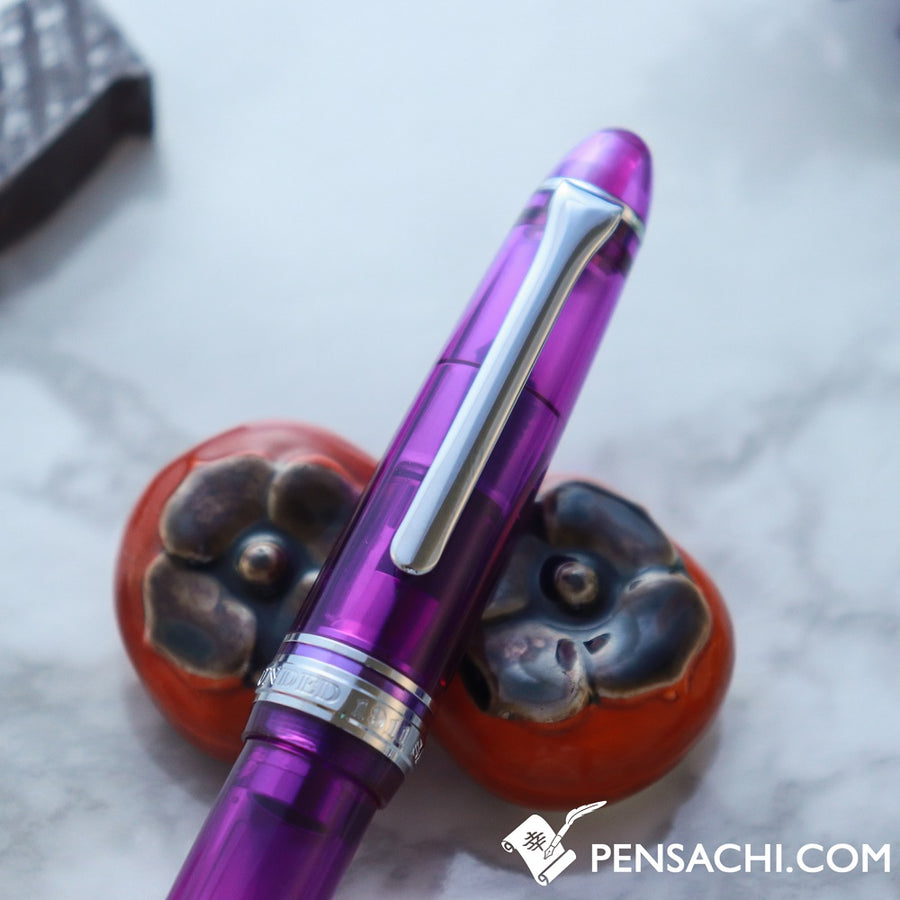 SAILOR Limited Edition 1911 Standard (Mid size) Demonstrator Fountain Pen - Wisteria Purple - PenSachi Japanese Limited Fountain Pen