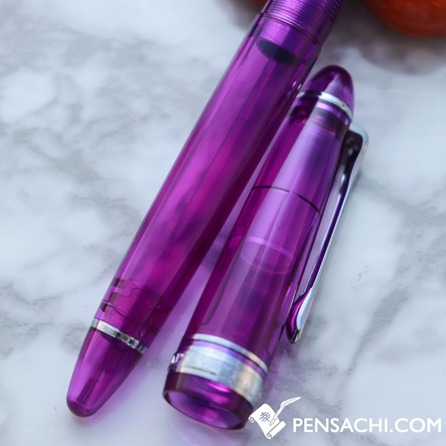 SAILOR Limited Edition 1911 Standard (Mid size) Demonstrator Fountain Pen - Wisteria Purple - PenSachi Japanese Limited Fountain Pen