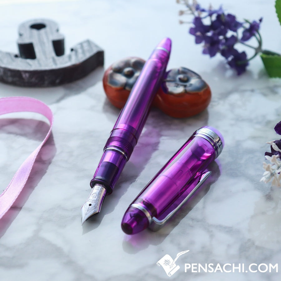 SAILOR Limited Edition 1911 Standard (Mid size) Demonstrator Fountain Pen - Wisteria Purple - PenSachi Japanese Limited Fountain Pen