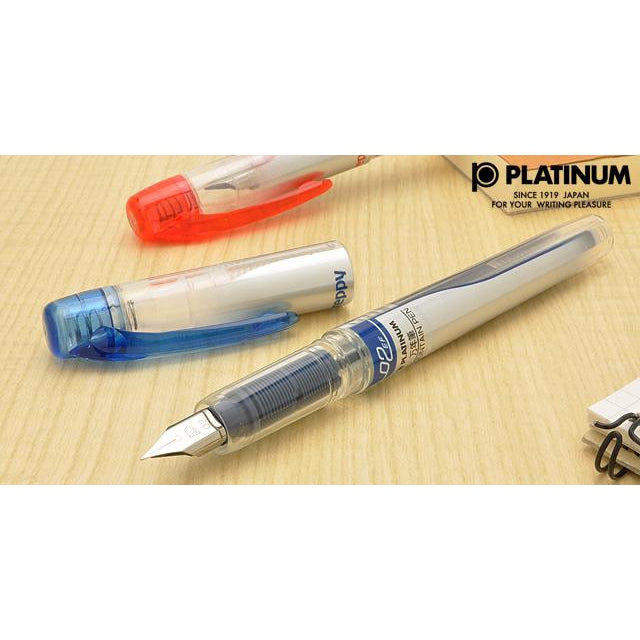 PLATINUM Preppy Fountain Pen - Blue Black - PenSachi Japanese Limited Fountain Pen