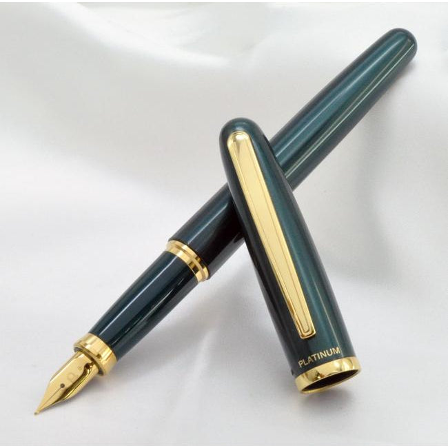 PLATINUM Balance Fountain Pen - Green - PenSachi Japanese Limited Fountain Pen