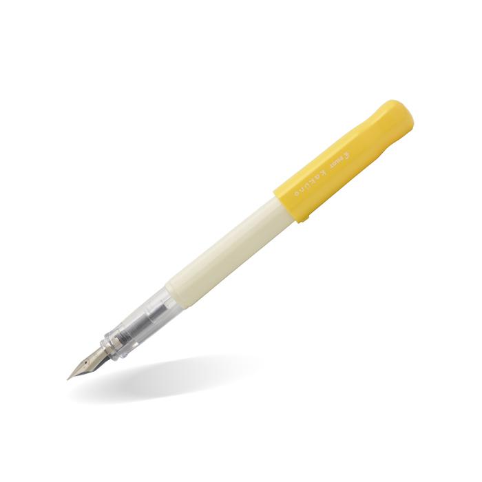 PILOT Kakuno Fountain Pen - Soft Yellow - PenSachi Japanese Limited Fountain Pen