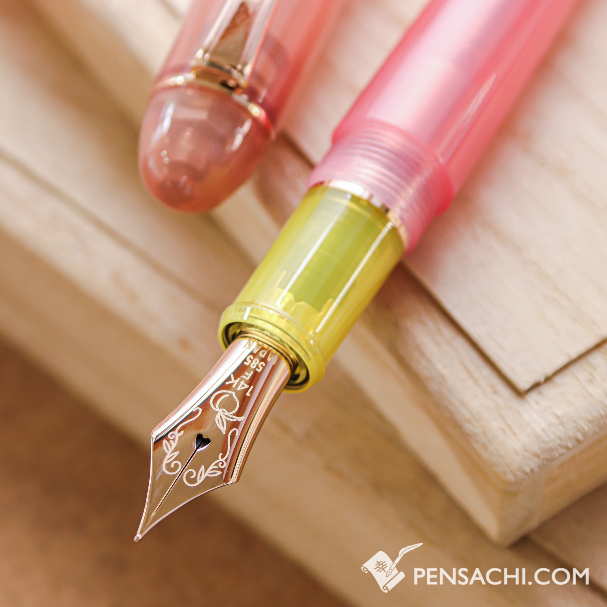 人気商品の再入荷情報をお届け！ #3776 PLATINUM Limited Peach Apricot - Pen Fountain Edition 筆記具