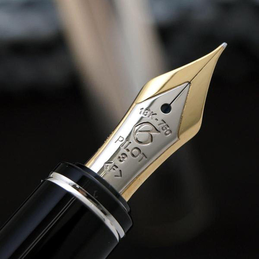 PILOT Grance NC Sterling Silver Fountain Pen - Barleycorn - PenSachi Japanese Limited Fountain Pen