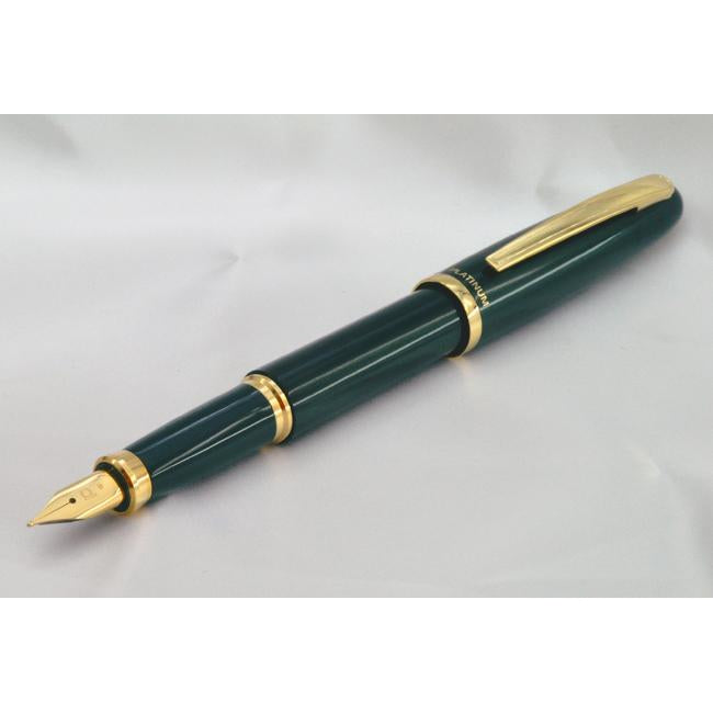 PLATINUM Balance Fountain Pen - Green - PenSachi Japanese Limited Fountain Pen