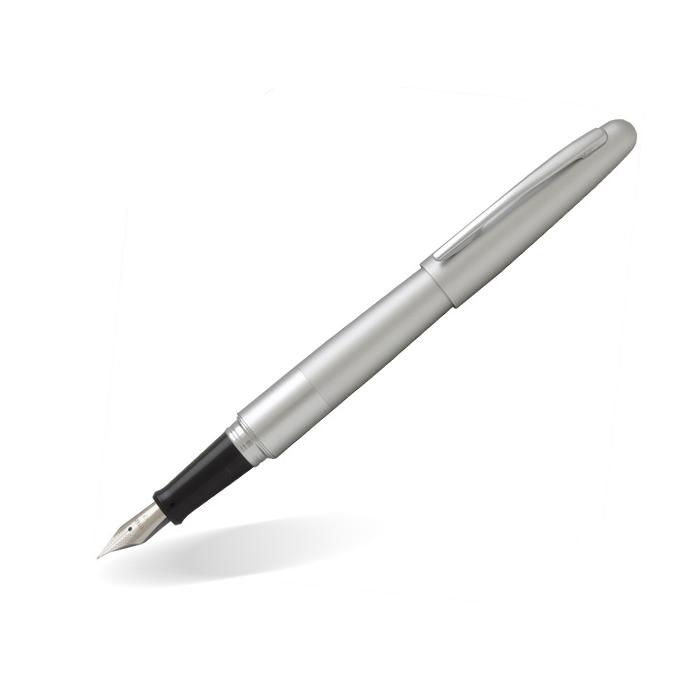 PILOT CoCoon Fountain Pen - Silver– PenSachi