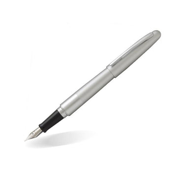 PILOT CoCoon Fountain Pen - Silver - PenSachi Japanese Limited Fountain Pen