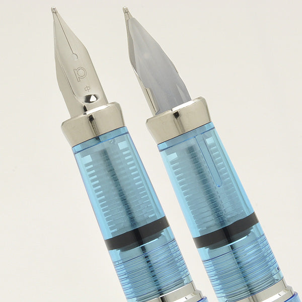 PLATINUM Balance Fountain Pen - Crystal Blue - PenSachi Japanese Limited Fountain Pen