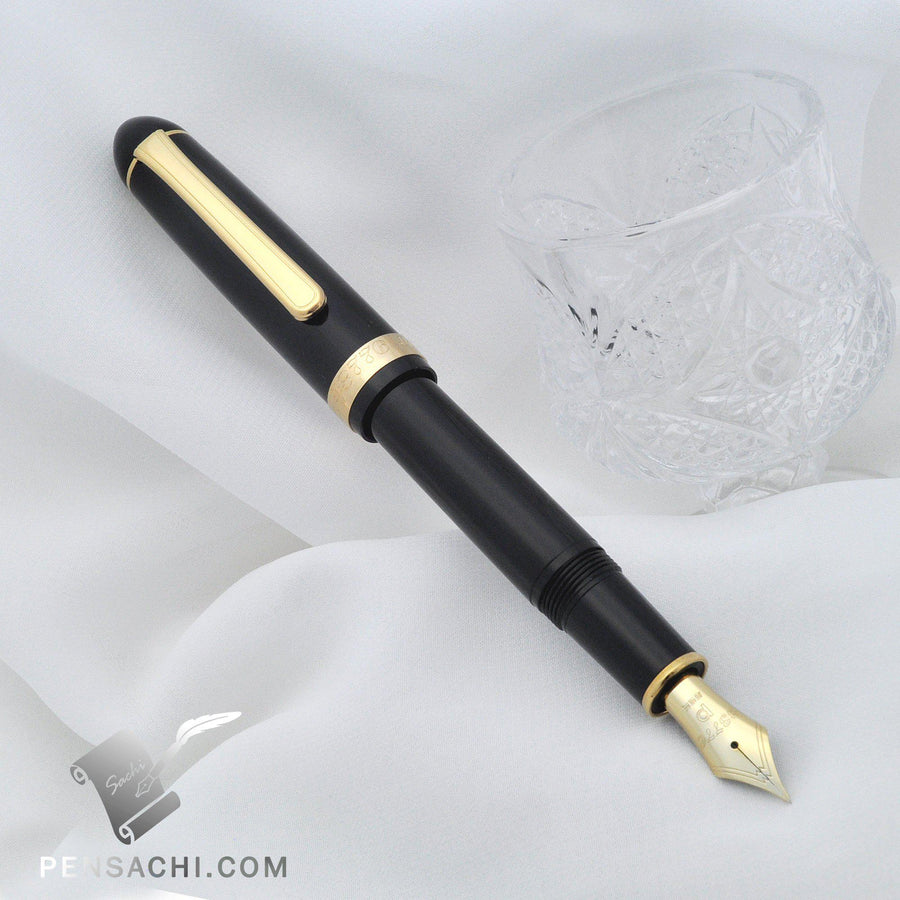 PLATINUM #3776 Century Balance Fountain Pen - Black - PenSachi Japanese Limited Fountain Pen