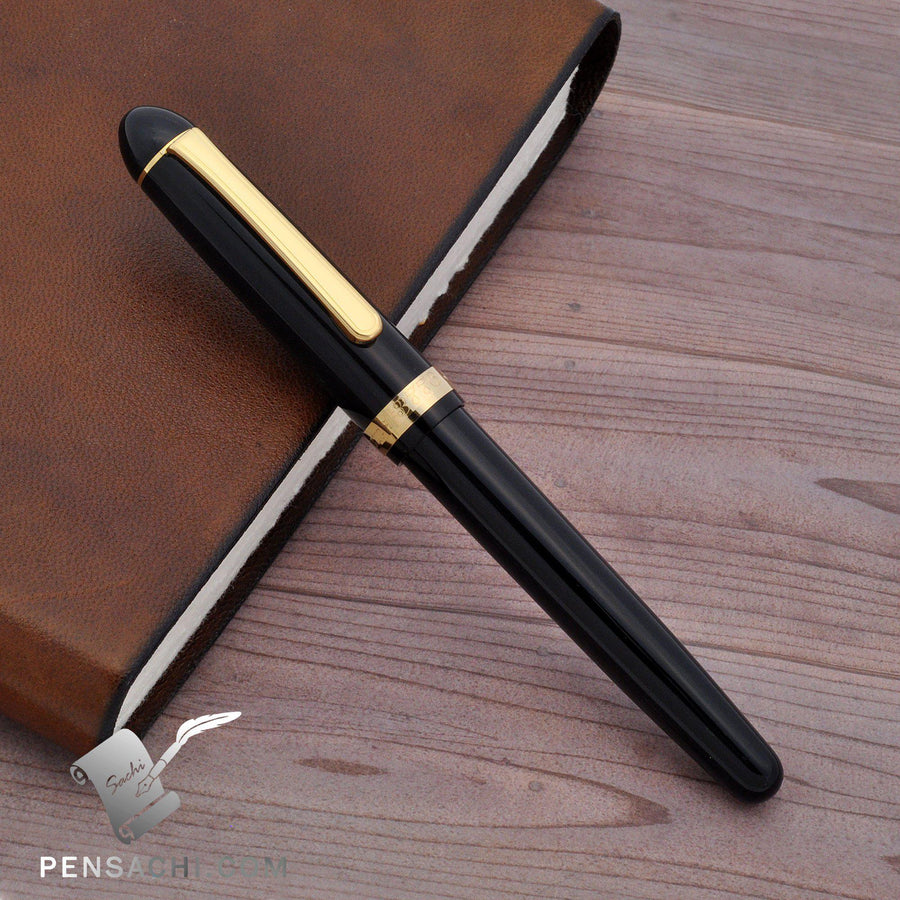 PLATINUM #3776 Century Balance Fountain Pen - Black - PenSachi Japanese Limited Fountain Pen