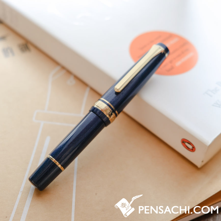 SAILOR Pro Gear Slim Mini Fountain Pen Morocco - Night Blue - PenSachi Japanese Limited Fountain Pen