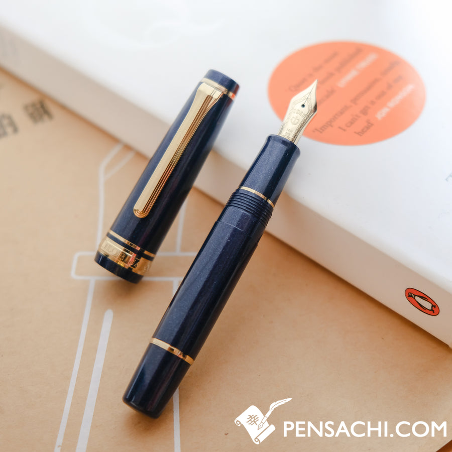 SAILOR Pro Gear Slim Mini Fountain Pen Morocco - Night Blue - PenSachi Japanese Limited Fountain Pen