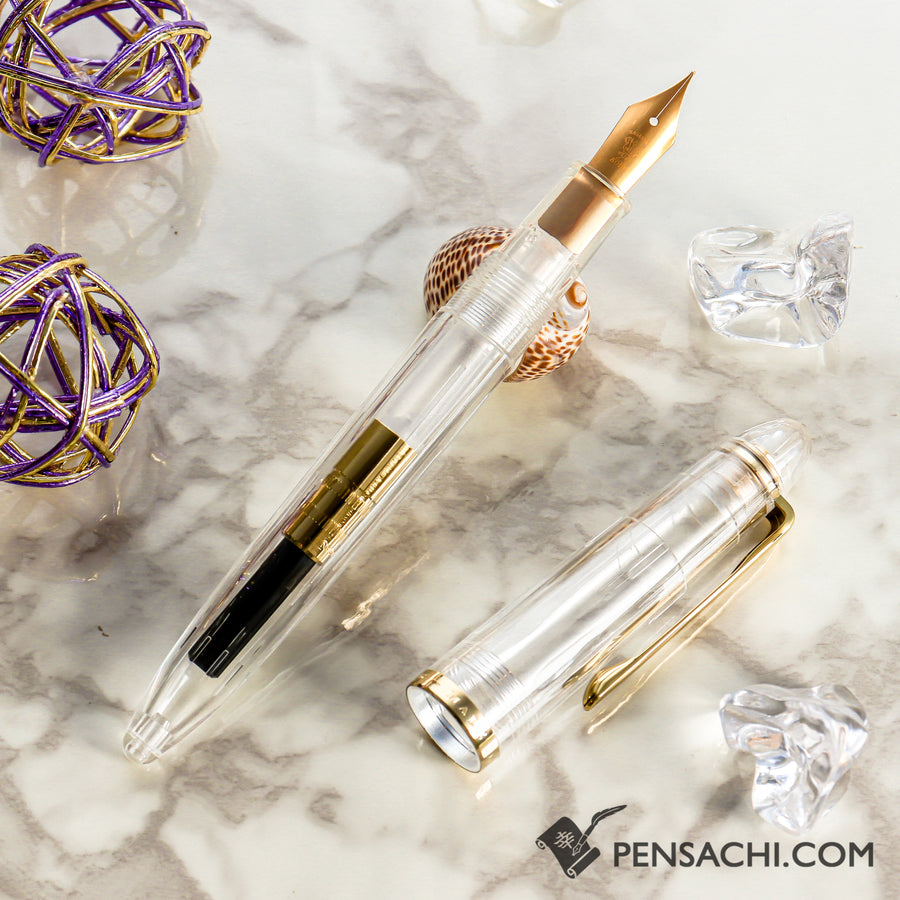 SAILOR Limited Edition 1911 Profit Junior  Fountain Pen - Skeleton Gold - PenSachi Japanese Limited Fountain Pen