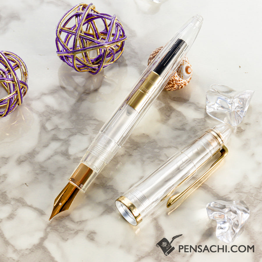 SAILOR Limited Edition 1911 Profit Junior  Fountain Pen - Skeleton Gold - PenSachi Japanese Limited Fountain Pen