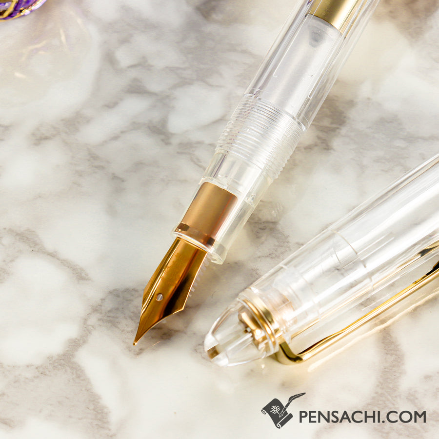 SAILOR Limited Edition 1911 Profit Junior  Fountain Pen - Skeleton Gold - PenSachi Japanese Limited Fountain Pen