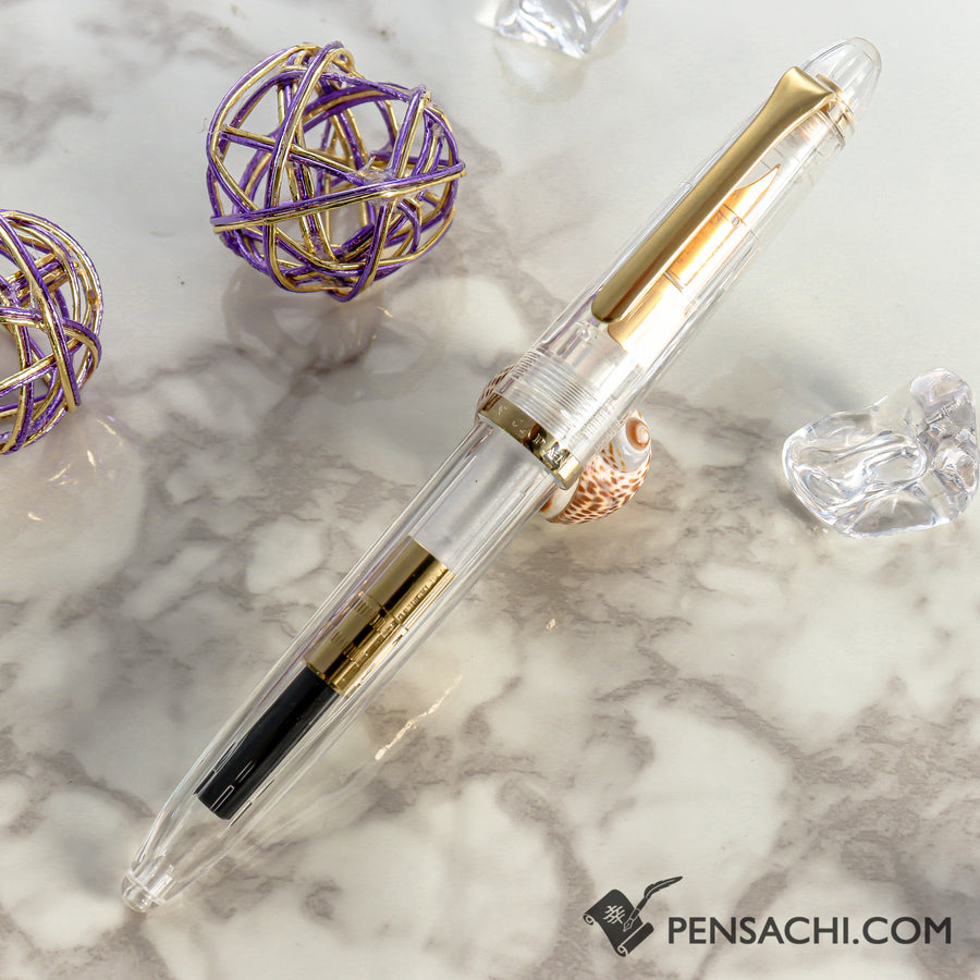 SAILOR Limited Edition 1911 Profit Junior  Fountain Pen - Skeleton Gold - PenSachi Japanese Limited Fountain Pen