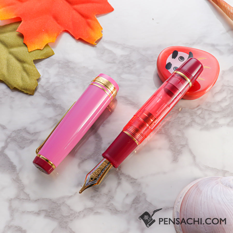 SAILOR Limited Edition Professional Gear Mini Fountain Pen - Crimson - PenSachi Japanese Limited Fountain Pen