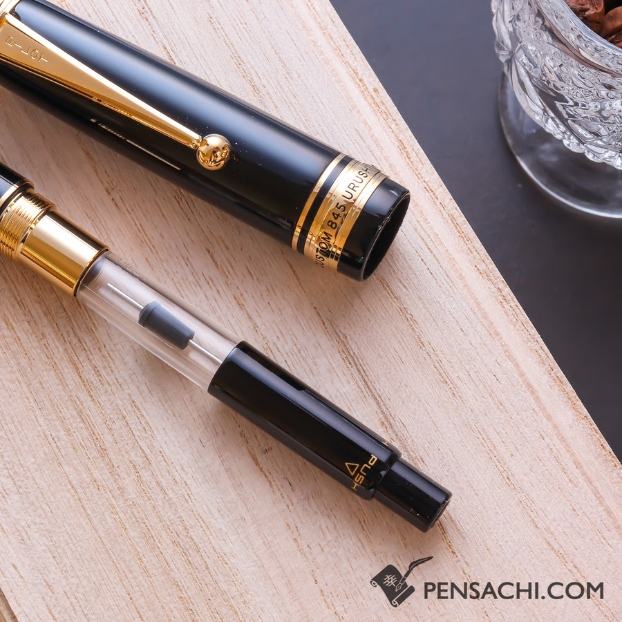 PILOT Custom 845 Fountain Pen - Black - PenSachi Japanese Limited Fountain Pen