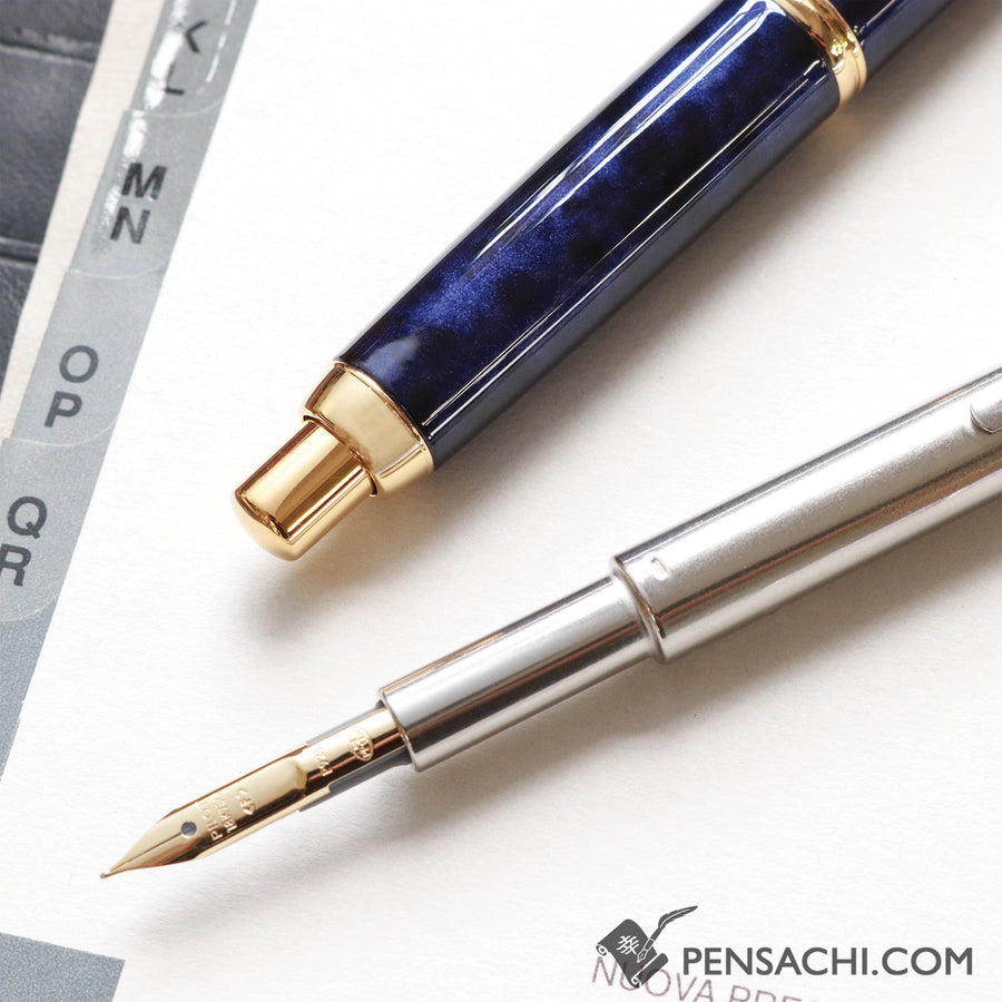 PILOT Limited Edition Vanishing Point Capless Decimo Fountain Pen - Watarase Water Surface - PenSachi Japanese Limited Fountain Pen