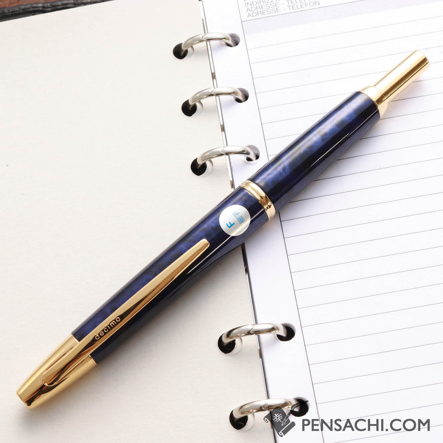 PILOT Limited Edition Vanishing Point Capless Decimo Fountain Pen - Watarase Water Surface - PenSachi Japanese Limited Fountain Pen