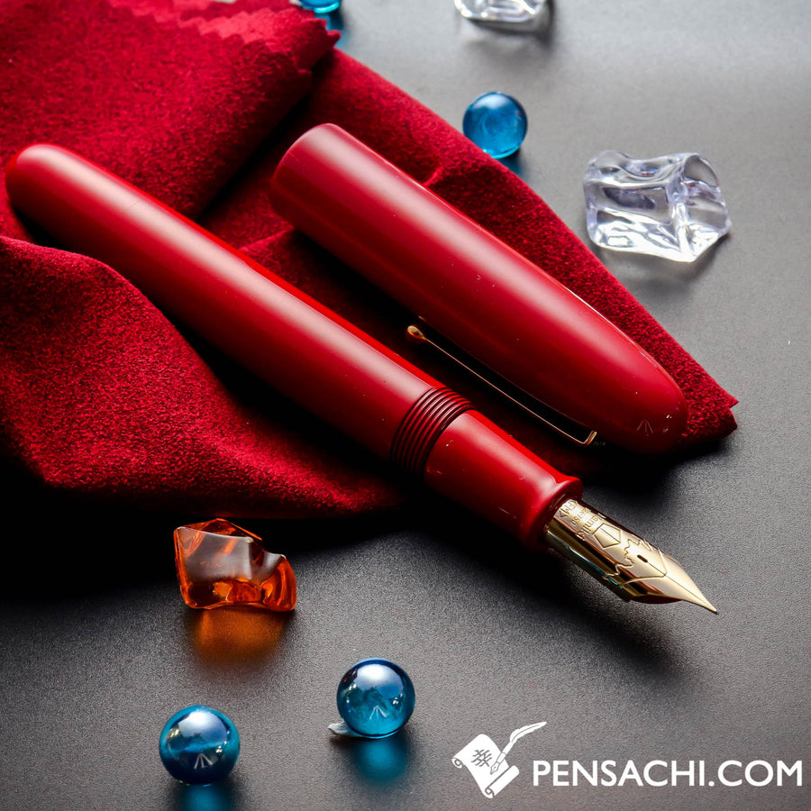 Namiki Urushi Lacquer Vermilion No.50 18kt Gold nib Fountain Pen - PenSachi Japanese Limited Fountain Pen