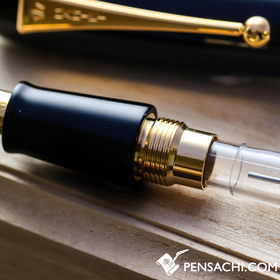 Namiki Urushi Lacquer Black No.20 18kt Gold nib Fountain Pen - PenSachi Japanese Limited Fountain Pen