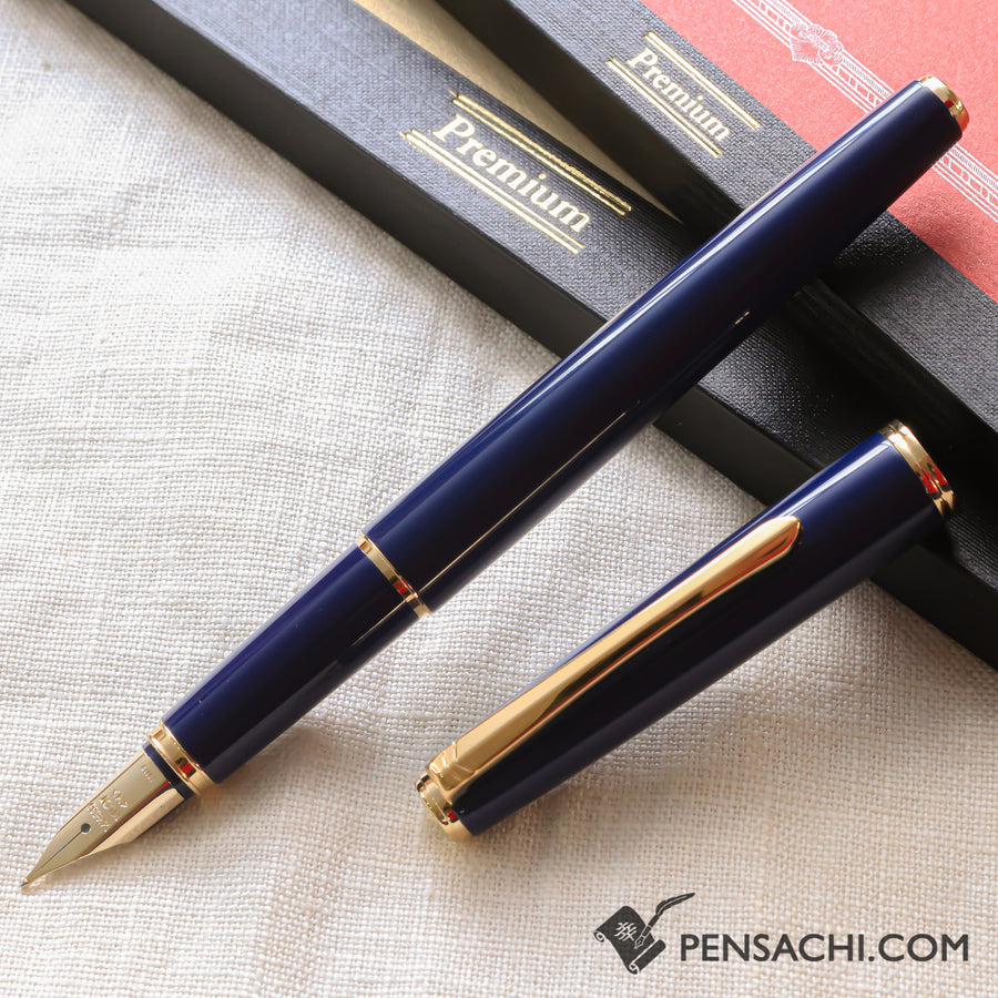 PILOT Deluxe Urushi Fountain Pen - Dark Blue - PenSachi Japanese Limited Fountain Pen