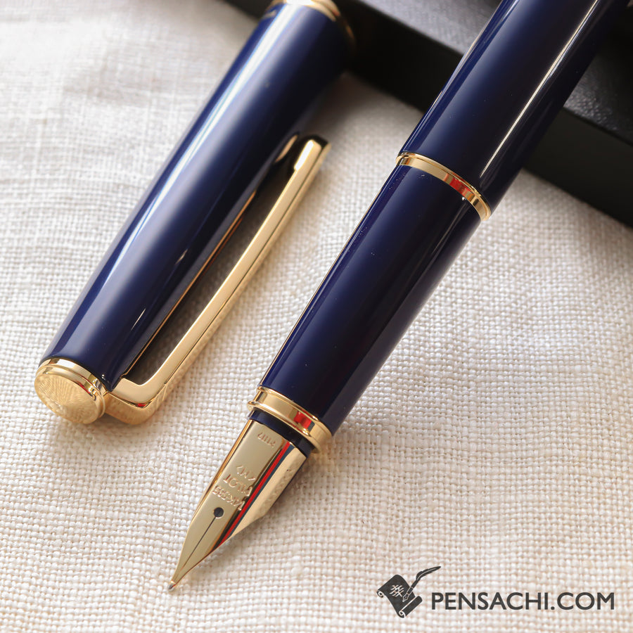 PILOT Deluxe Urushi Fountain Pen - Dark Blue - PenSachi Japanese Limited Fountain Pen