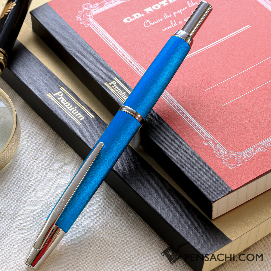 PILOT Limited Edition Vanishing Point Capless Decimo Fountain Pen - Light Blue - PenSachi Japanese Limited Fountain Pen