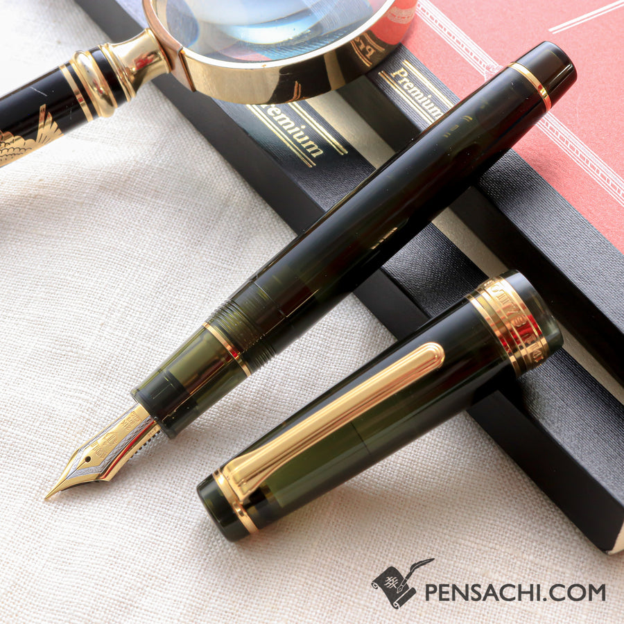 SAILOR Limited Edition Pro Gear Classic Demonstrator Fountain Pen - Dark Green - PenSachi Japanese Limited Fountain Pen