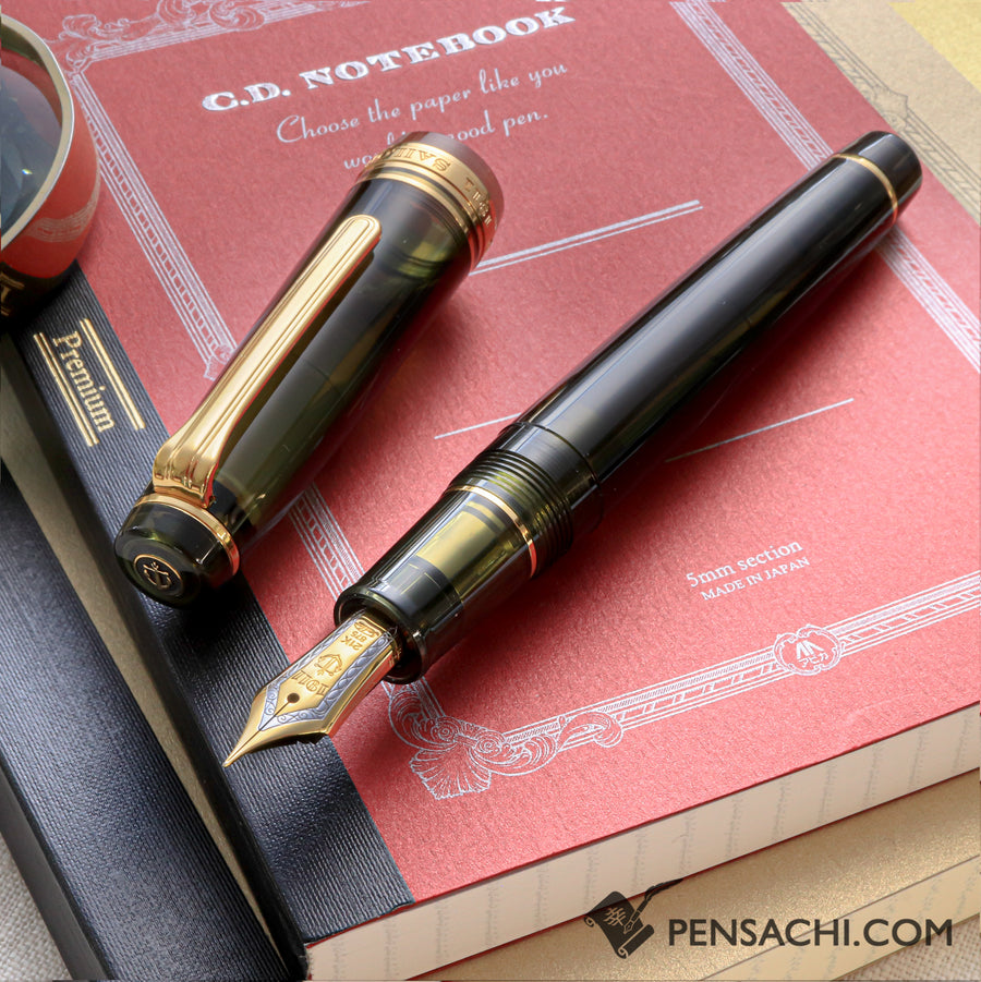 SAILOR Limited Edition Pro Gear Classic Demonstrator Fountain Pen - Dark Green - PenSachi Japanese Limited Fountain Pen