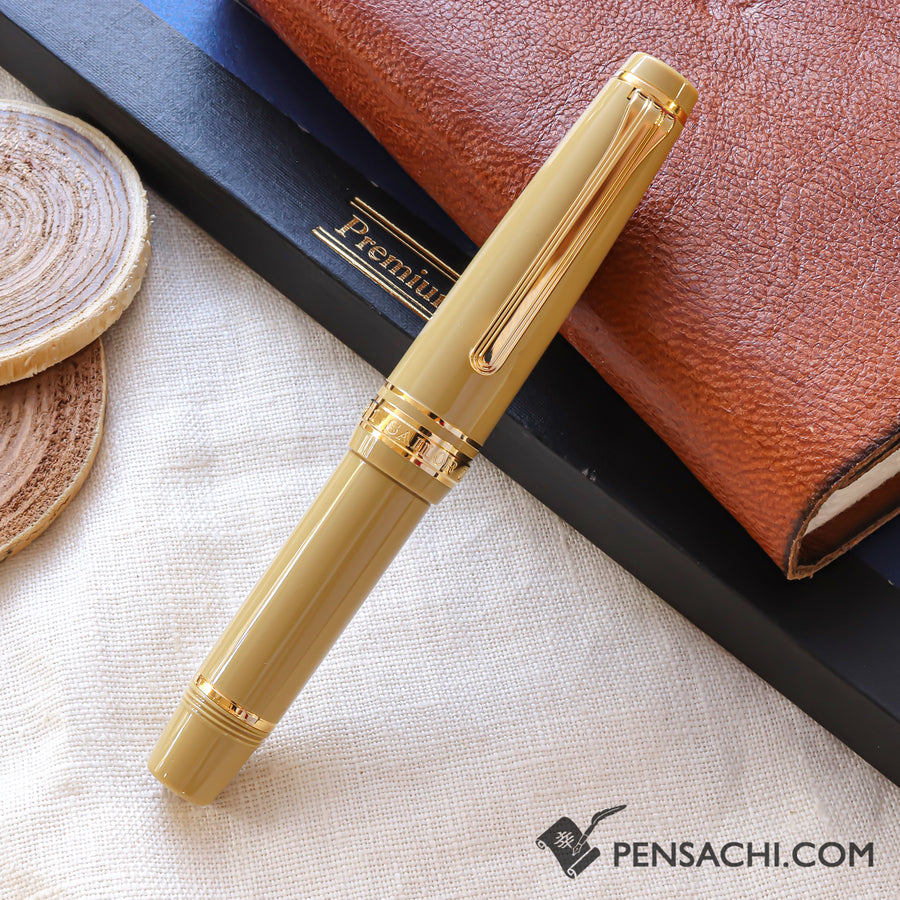 SAILOR Pro Gear Slim Mini Fountain Pen - Mustard Yellow - PenSachi Japanese Limited Fountain Pen