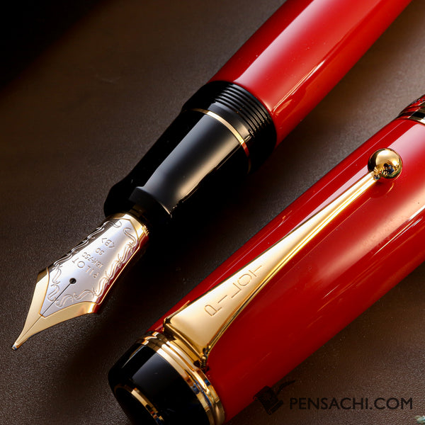 PILOT Custom Urushi Fountain Pen - Shu Vermillion | PenSachi