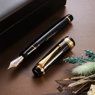 PILOT Custom Urushi Fountain Pen - Black - PenSachi Japanese Limited Fountain Pen