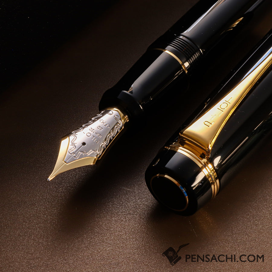 PILOT Custom Urushi Fountain Pen - Black - PenSachi Japanese Limited Fountain Pen