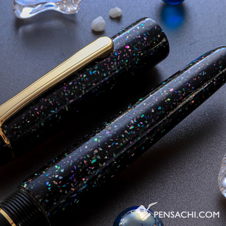 PLATINUM #3776 Century Urushi Raden  Fountain Pen - Galaxy Starlight - PenSachi Japanese Limited Fountain Pen